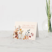 Sweet Little Pumpkin Baby Shower Bedankkaart (Voorkant)