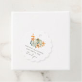 Sweet Little Pumpkin Baby shower Bedankt Gift Labe Bedankjes Labels (In situ)