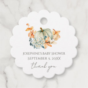 Sweet Little Pumpkin Baby shower Bedankt Gift Labe Bedankjes Labels