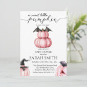 Sweet Little Pumpkin Baby shower Kaart (Staand voorkant)