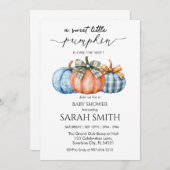 Sweet Little Pumpkin Baby shower Kaart (Voorkant / Achterkant)