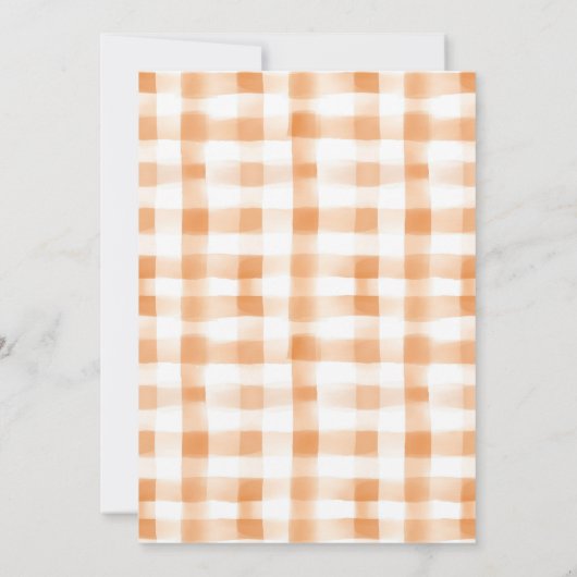 Sweet Little Pumpkin Baby shower Kaart (Achterkant)