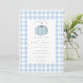 Sweet Little Pumpkin Baby shower Kaart (Staand voorkant)