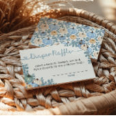 Sweet Little Pumpkin Blue Autumn Luier Raffle Informatiekaartje