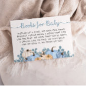 Sweet Little Pumpkin Blue Herfst Boeken voor Baby Informatiekaartje