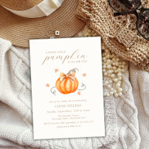 Sweet Little Pumpkin Bow Herfst Baby shower