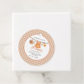 Sweet Little Pumpkin Fall baby shower Bedankjes Labels (In situ)
