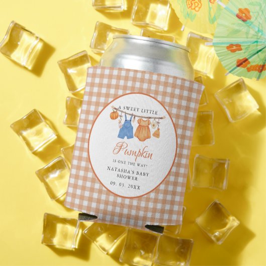 Sweet Little Pumpkin Herfst baby shower Blikjeskoeler (Insitu Zomer)