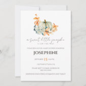 Sweet Little Pumpkin-Herfst Baby shower Kaart (Voorkant)