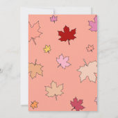 Sweet Little Pumpkin Herfst Baby shower Kaart (Achterkant)