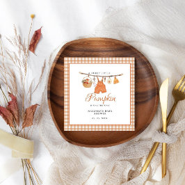 Sweet Little Pumpkin Herfst baby shower Servet