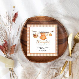 Sweet Little Pumpkin Herfst baby shower Servet