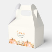 Sweet Little Pumpkin is on her Way, Baby Shower Bedankdoosjes (Voorkant Zijde)