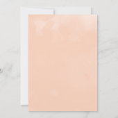 Sweet Little Pumpkin is on her Way, Baby Shower Kaart (Achterkant)