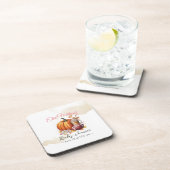 Sweet little pumpkin is on the way bier onderzetter (Rechterzijde)