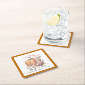 Sweet little pumpkin is on the way kartonnen onderzetters (Insitu)