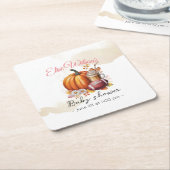 Sweet little pumpkin is on the way kartonnen onderzetters (Schuin)