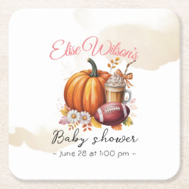 Sweet little pumpkin is on the way kartonnen onderzetters