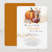 Sweet Little pumpkin latte is on the way  Kaart (Voorkant / Achterkant)