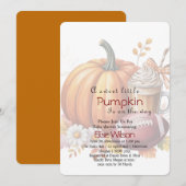 Sweet Little Pumpkin Latte is onderweg Kaart (Voorkant / Achterkant)