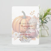 Sweet Little Pumpkin Latte is onderweg Kaart (Staand voorkant)