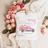 Sweet Little Pumpkin Pink Autumn Baby shower Bedankzakje