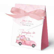 Sweet Little Pumpkin Pink Girl Baby shower
