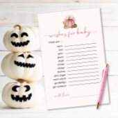Sweet Little Pumpkin Wishes voor Baby advies Kaart