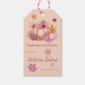 Sweet Little Pumpking Hallo Kruiden & Nice Roze He Cadeaulabel (Voorkant)