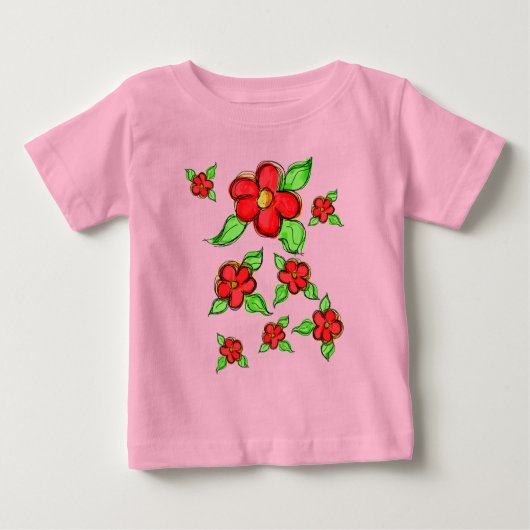Sweet Little Red Summer Floral (Voorkant)