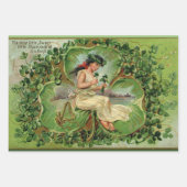 Sweet Little Shamrock Inpakpapier Vel (Voorkant 3)