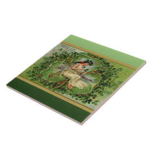 Sweet Little Shamrock Tegeltje