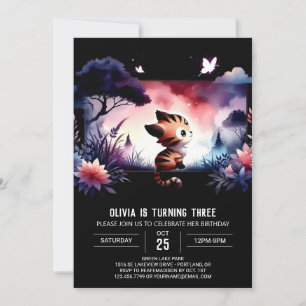 Sweet Little Tiger Birthday Kaart