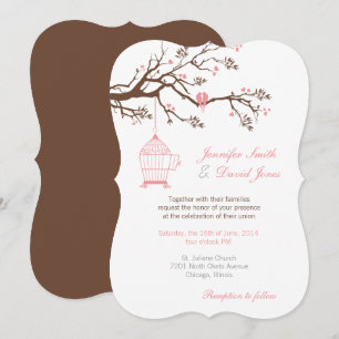 Sweet Little Tortelduifjes Invitation Kaart