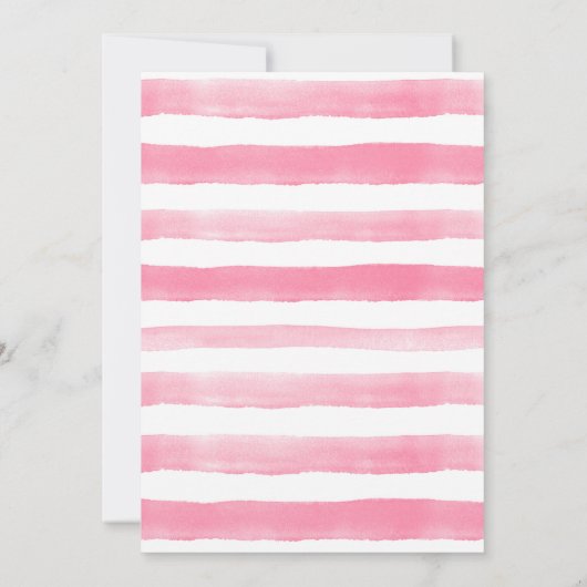 Sweet Little Watermelon Waterverf Verjaardag Kaart (Achterkant)