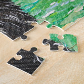 Sweet Little Zee Otter Painting Legpuzzel (Zijkant)