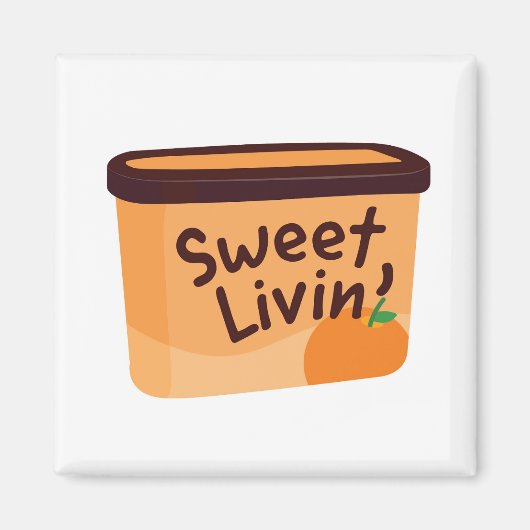 Sweet Livin' Ice Cream Magnet (Voorkant)