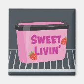 Sweet Livin' Ice Cream Magnet (Voorkant)