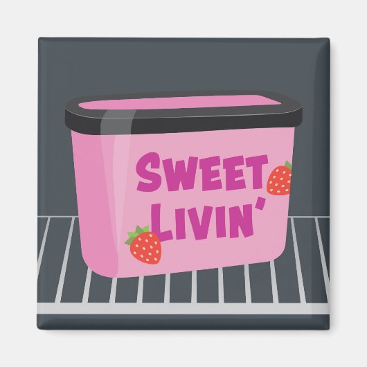 Sweet Livin' Ice Cream Magnet (Voorkant)