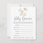 Sweet Llama Baby shower Guessing Game (Voorkant)