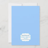 Sweet Lollipop Birthday Party Invitation Kaart (Achterkant)