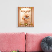 Sweet Louisiana Pecan Pralines Canvas Afdruk (Insitu (Woonkamer))
