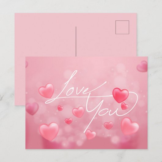 Sweet Love Briefkaart (Voorkant / Achterkant)