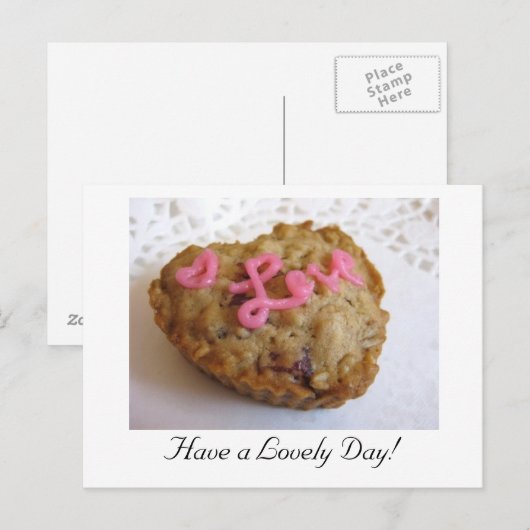 Sweet Love Briefkaart (Voorkant / Achterkant)