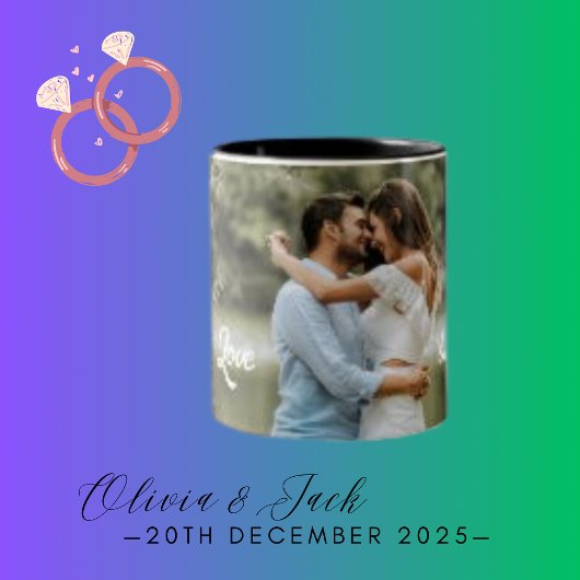 Sweet Love Couple Modern bindt koffie Mok