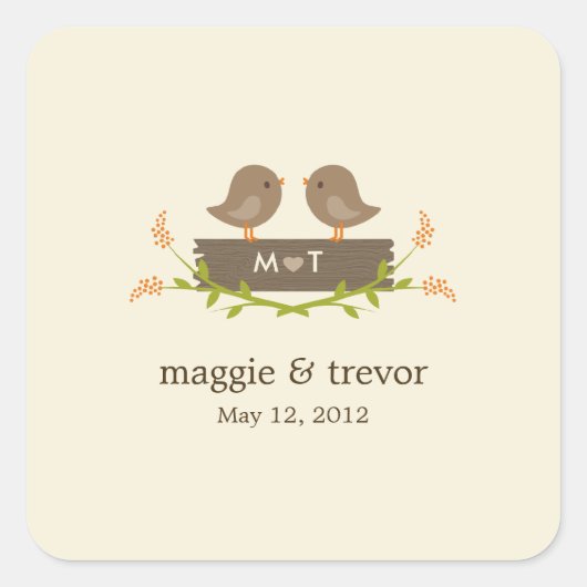 Sweet Love Favor Sticker (Voorkant)