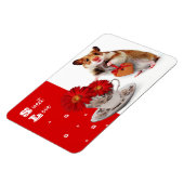 Sweet Love. Funny Hamster Valentijnsdag Gift Magneet (Linkerzijde)