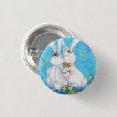 Sweet Love - Kiss Ronde Button 3,2 Cm (Voorkant /achterkant)