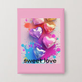 Sweet Love-knop Button (Voorkant)