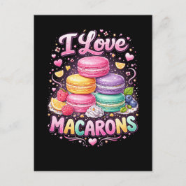 Sweet Love Macarons Briefkaart